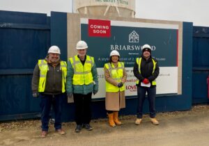 Town Council, Lovell Developments Briarswood site visit