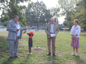 Blacker Bombard plaque unveiling